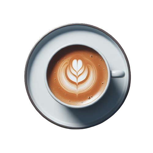 white coffee banner